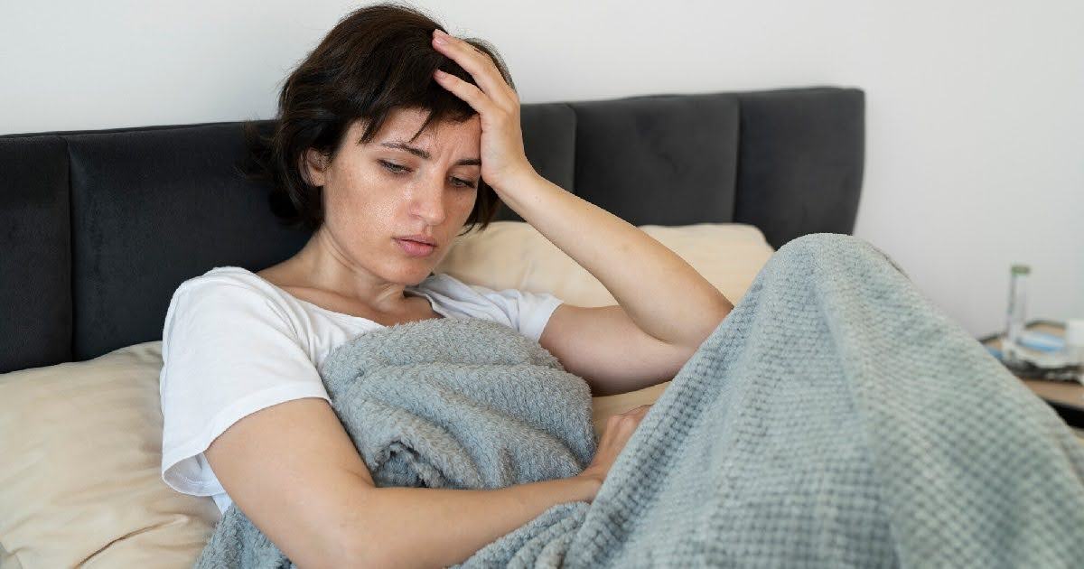 Woman with hormone imbalance considers infrared sauna session